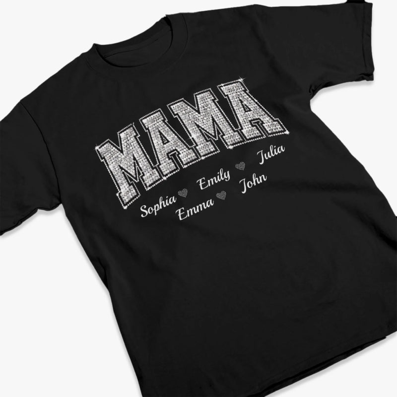 Custom Unisex T-shirt, Premium T-shirt, Hoodie - Personalized Mother's Day Birthday Gifts For Mom, Grandma - Mama In Her Sparkle Era