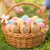 Custom Wooden Egg Shaker - Personalized Easter, Baby Shower, Gender Reveal Gifts For New Moms, New Dads, New Parents - Our Little Miracle Arrived