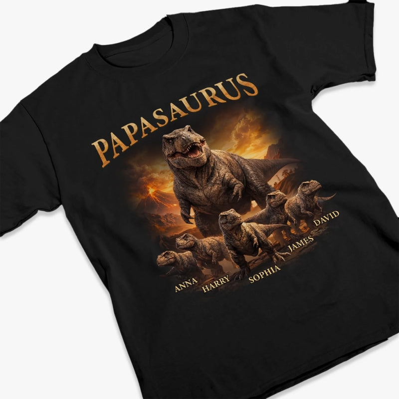 Custom Unisex T-shirt, Premium T-shirt, Hoodie - Personalized Father's Day Birthday Gifts For Dad, Grandpa - My First Hero My Forever Dad