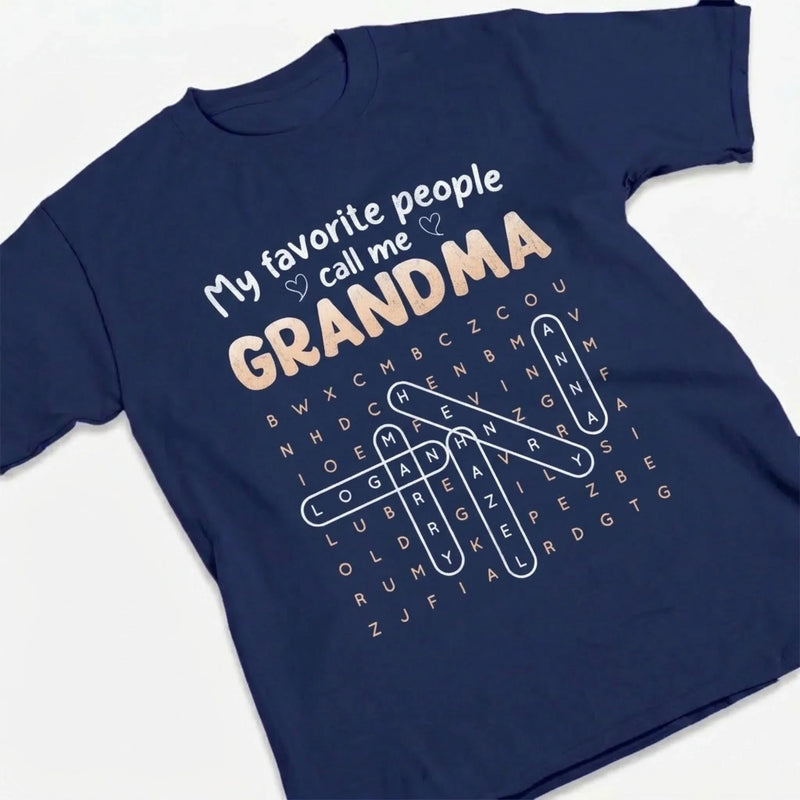Custom Unisex T-shirt, Premium T-shirt, Hoodie - Personalized Mother's Day Birthday Gifts For Mom, Grandma - Love Begins With Grandma