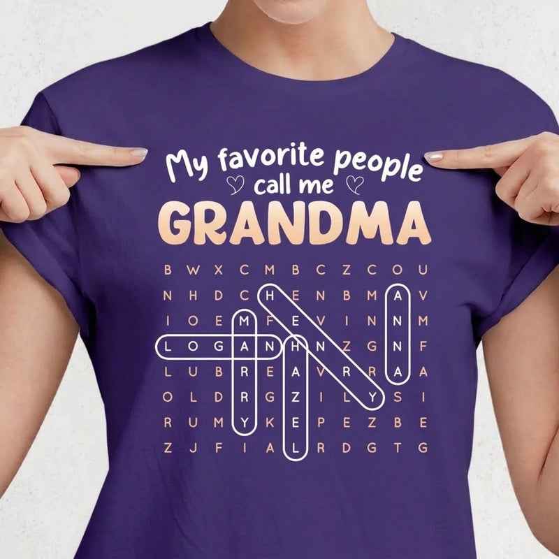 Custom Unisex T-shirt, Premium T-shirt, Hoodie - Personalized Mother's Day Birthday Gifts For Mom, Grandma - Love Begins With Grandma