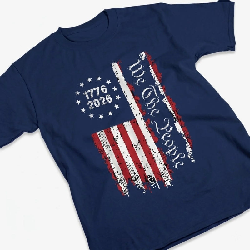 Custom Unisex T-shirt, Premium T-shirt, Hoodie - Personalized America 250th Anniversary Gifts For Men And Women - Freedom Never Fades