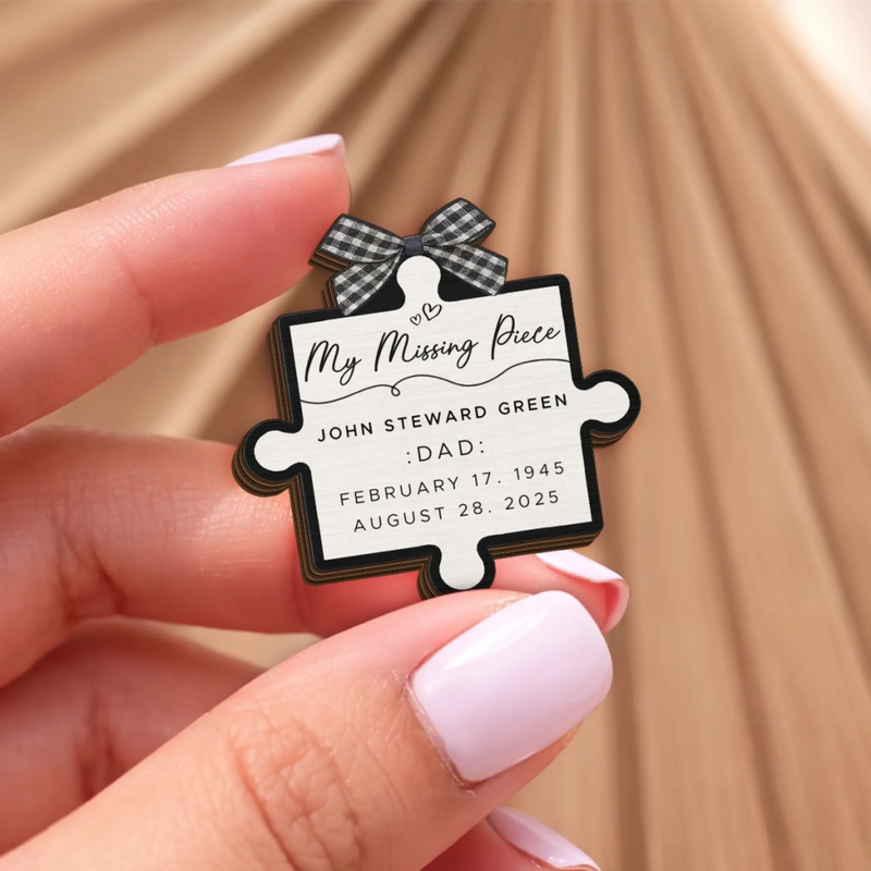 Custom Wooden Pocket Hug - Personalized Memorial Sympathy Gifts For Loss Of Mom, Dad - Forever Loved Never Forgotten