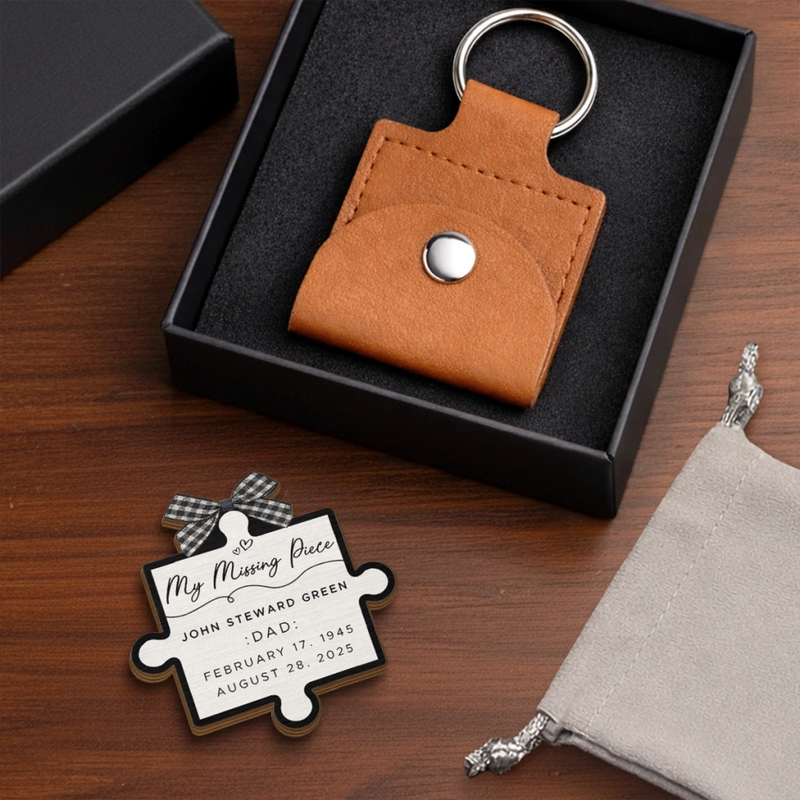 Custom Wooden Pocket Hug - Personalized Memorial Sympathy Gifts For Loss Of Mom, Dad - Forever Loved Never Forgotten