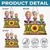 Custom Wood Sign - Personalized Mother's Day Birthday Gifts For Mom - Mom, Our Forever Sunshine Garden