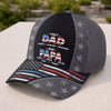 Custom Hat, All Over Print Classic Cap - Personalized Father's Day Birthday Gifts For Dad, Grandpa - Grandpa Love Stays Strong