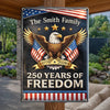 Custom Home Decor Metal Sign - Personalized America 250th Anniversary Gifts For Mom, Dad, Brother, Sister, Kids - Still Standing, Still Free