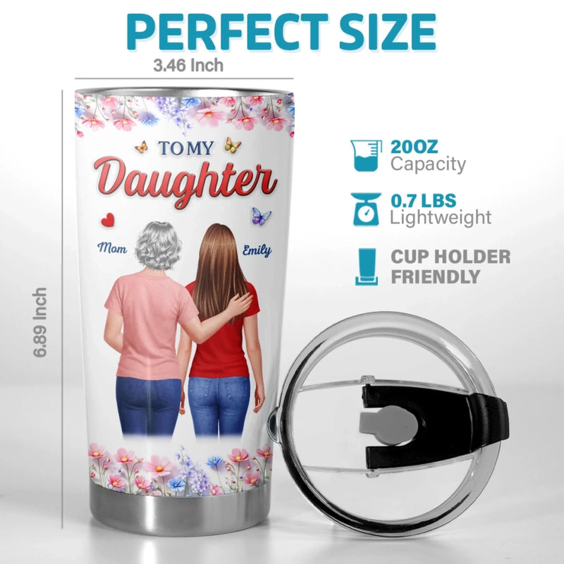 Custom Tumbler - Personalized Birthday Gifts For Daughter - My Sweetest Forever
