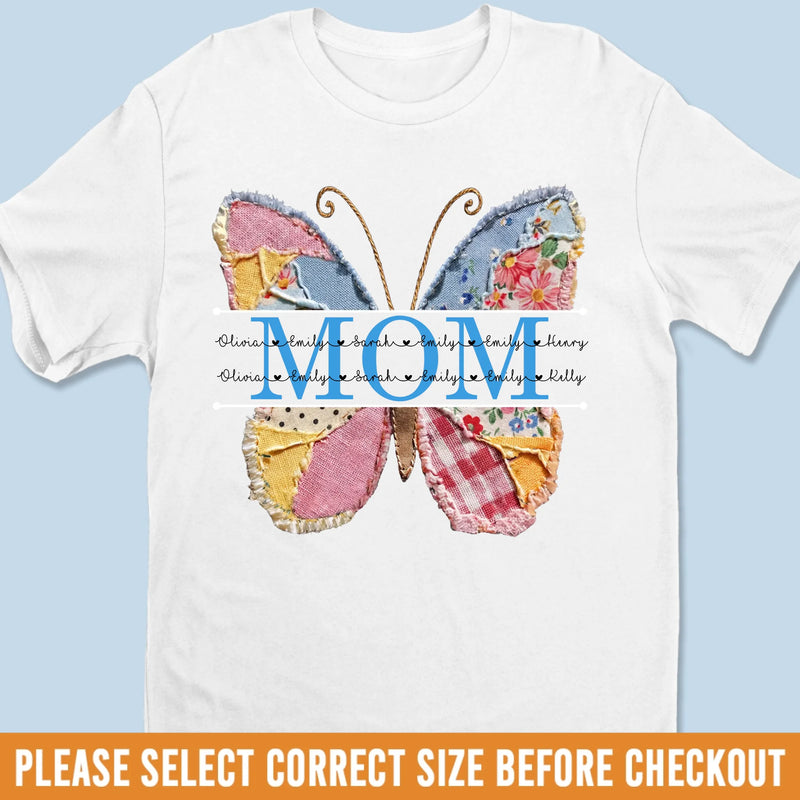 Custom Unisex T-shirt, Premium T-shirt, Hoodie - Personalized Mother's Day Birthday Gifts For Mom, Grandma - Blessed With The Best Mom