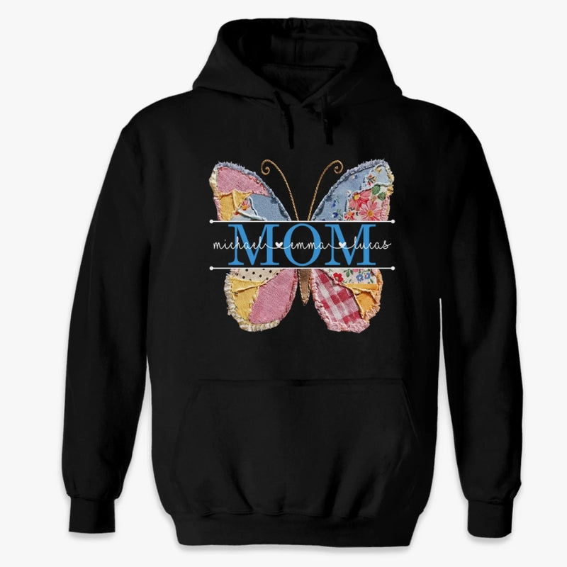Custom Unisex T-shirt, Premium T-shirt, Hoodie - Personalized Mother's Day Birthday Gifts For Mom, Grandma - Blessed With The Best Mom