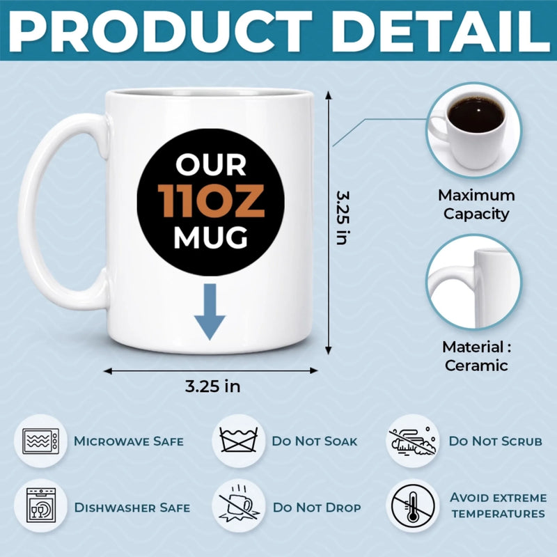 Custom 3D Inflated Effect Printed Mug - Personalized Birthday Gifts For Son - Always Be My Little Boy