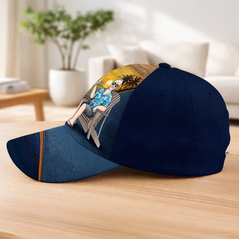 Custom Hat, All Over Print Classic Cap - Personalized Retirement Gifts For Women, Men - Enjoy Every Moment Now