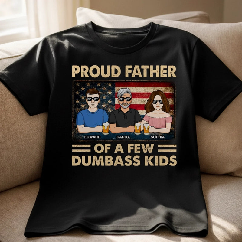 Custom Unisex T-shirt, Premium T-shirt, Hoodie - Personalized Birthday Gifts For Dad, Grandpa - Dad My Guiding Star