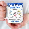 Custom 3D Inflated Effect Printed Mug - Personalized Funny Father's Day Birthday Gifts For Dad - Your Love Has Shaped Me