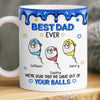 Custom 3D Inflated Effect Printed Mug - Personalized Funny Father's Day Birthday Gifts For Dad - Your Love Has Shaped Me