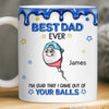 Custom 3D Inflated Effect Printed Mug - Personalized Funny Father's Day Birthday Gifts For Dad - Your Love Has Shaped Me