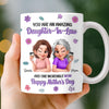 Custom 3D Inflated Effect Printed Mug - Personalized Mother's Day Birthday Gifts For Daughter-In-Law - Our Family Is Better With You