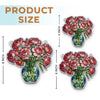 Custom Window Hanging Suncatcher Ornament - Personalized Mother's Day Birthday Gifts For Mom, Grandma - Her Flowers Forever Bloom