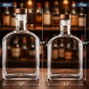 Custom Liquor Decanter - Personalized Father's Day Birthday Gifts For Dad, Grandpa - Dad Always Leads With Love