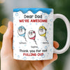 Custom 3D Inflated Effect Printed Mug - Personalized Funny Father's Day Birthday Gifts For Dad - Thanks Dad I Turned Out Awesome