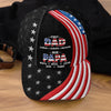 Custom Hat, All Over Print Classic Cap - Personalized Father's Day Birthday Gifts For Dad, Grandpa - Dad Strength Guides Our Way