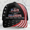 Custom Hat, All Over Print Classic Cap - Personalized Father's Day Birthday Gifts For Dad, Grandpa - Dad Strength Guides Our Way