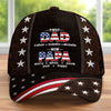 Custom Hat, All Over Print Classic Cap - Personalized Father's Day Birthday Gifts For Dad, Grandpa - Dad Always Our Protector