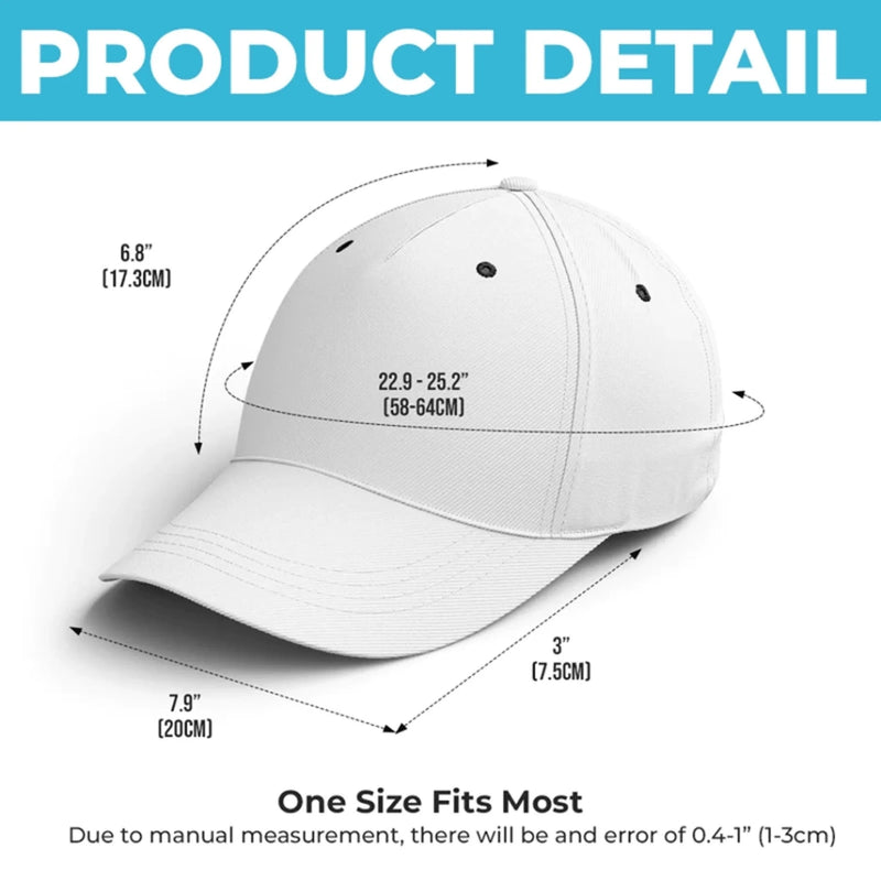 Custom Hat, All Over Print Classic Cap - Personalized Father's Day Birthday Gifts For Dad, Grandpa - Dad Always Our Protector