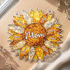 Custom Sunflower Window Hanging Suncatcher Ornament - Personalized Mother's Day Birthday Gifts For Mom, Grandma - The Sunshine Of Our Family