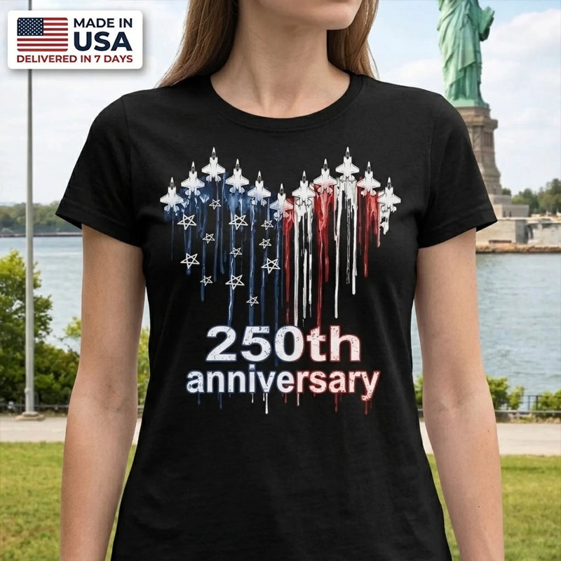 Unisex T-shirt, Premium T-shirt, Hoodie - America 250th Anniversary Gifts For Men And Women - United We Stand
