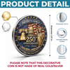 Custom Commemorative Keepsake Coin - Personalized America 250th Anniversary Gifts For Mom, Dad, Brother, Sister, Kids - Liberty Runs In Our Blood