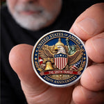 Custom Commemorative Keepsake Coin - Personalized America 250th Anniversary Gifts For Family - Generations Of American Pride