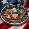 Custom Commemorative Keepsake Coin - Personalized America 250th Anniversary Gifts For Mom, Dad, Brother, Sister, Kids - Generations Of American Pride