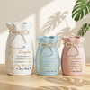 Custom Flower Vase With Ribbon - Personalized Mother's Day Birthday Gifts For Daughter - You Carry Love So Beautifully
