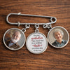Custom Lapel Pin With Photo Charms - Personalized Graduation Gifts For Him, Her - Dreams Achieved Goals Ahead