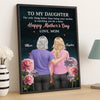 Custom Vertical Poster - Personalized Mother's Day Birthday Gifts For Daughter - Under The Stars, Still My Girl