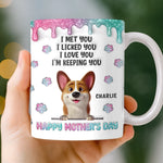 Custom 3D Inflated Effect Printed Mug - Personalized Mother's Day Birthday Gifts For Dog Lovers, Mom - I Woof You So Much