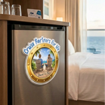 Custom Cruise Ship Door Magnet - Personalized Summer Vacation And Travel Gifts For Husband, Wife, Cruise Lovers - Sun, Love, And Summer