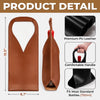 Custom Leather Wine Bag - Personalized Retirement Gifts For Women, Men - Time To Enjoy Life Fully