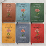 Custom Leather Writing Journal - Personalized Graduation Gifts For Graduates - Ready For The Next Chapter