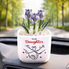 Custom Glass Everlasting Tulips - Personalized Birthday Gifts For Daughter - To My Beautiful Daughter