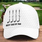 Custom Hat, All Over Print Classic Cap - Personalized Birthday Golf Gifts For Dad, Grandpa, Golfers - Just One More Round