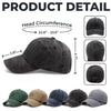 Custom Vintage Washed Denim Baseball Cap - Personalized Mother's Day, Father's Day Gifts For Dog Lovers, Dog Dad And Mom - A Little Fur Everywhere