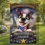 Custom Flag - Personalized America 250th Anniversary Gifts For Dog Lovers, Dog Dads, Dog Moms - Stars, Stripes And Wagging Tails