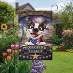 Custom Flag - Personalized America 250th Anniversary Gifts For Dog Lovers, Dog Dads, Dog Moms - Stars, Stripes And Wagging Tails