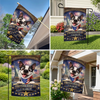 Custom Flag - Personalized America 250th Anniversary Gifts For Dog Lovers, Dog Dad And Mom - Stars, Stripes And Wagging Tails