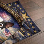Custom Flag - Personalized America 250th Anniversary Gifts For Dog Lovers, Dog Dads, Dog Moms - Stars, Stripes And Wagging Tails