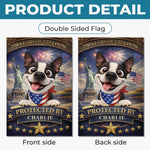 Custom Flag - Personalized America 250th Anniversary Gifts For Dog Lovers, Dog Dads, Dog Moms - Stars, Stripes And Wagging Tails