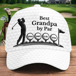 Custom Hat, All Over Print Classic Cap - Personalized Birthday Golf Gifts For Grandpa, Dad - Golf Days With Dad