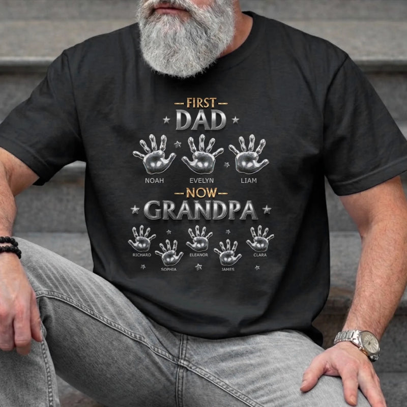 Custom Unisex T-shirt, Premium T-shirt, Hoodie - Personalized Father's Day Birthday Gifts For Dad, Grandpa - Blessed To Call You Dad